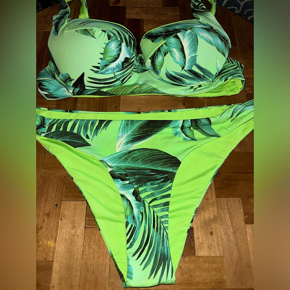 Woman’s 2 piece bathing suit .